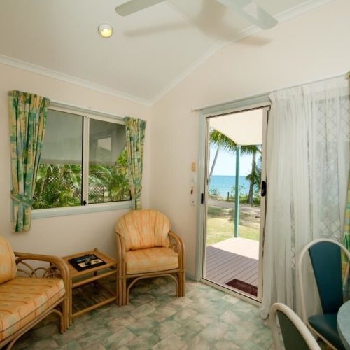 Two Bedroom Oceanfront Cabin (with King Singles)